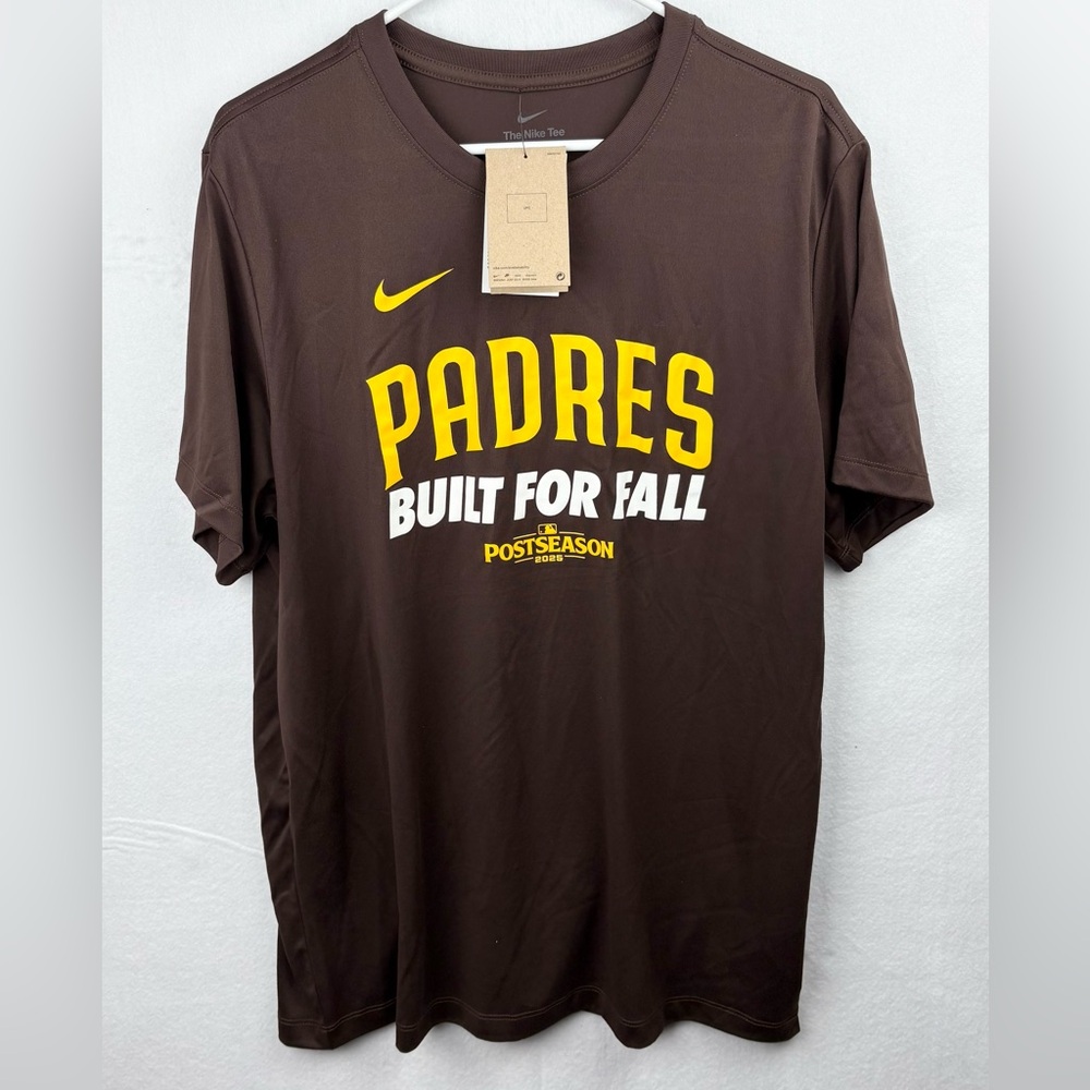 San Diego Padres Nike Dri Fit Shirt Men’s Size XL New With Tags 2025 Post Season